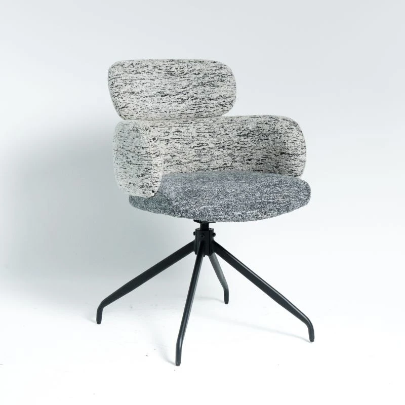 Chicken Foot-shaped Base With The Backrest Made Of Gray-blue Gradient Fabric suppliers