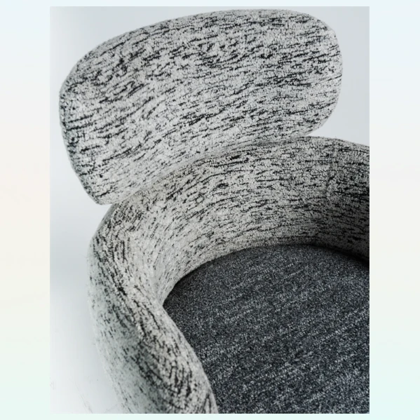 Chicken Foot-shaped Base With The Backrest Made Of Gray-blue Gradient Fabric price